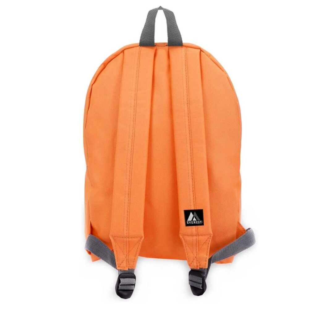 Everest Women's Basic Backpack, ORANGE, Medium NWT - image 3